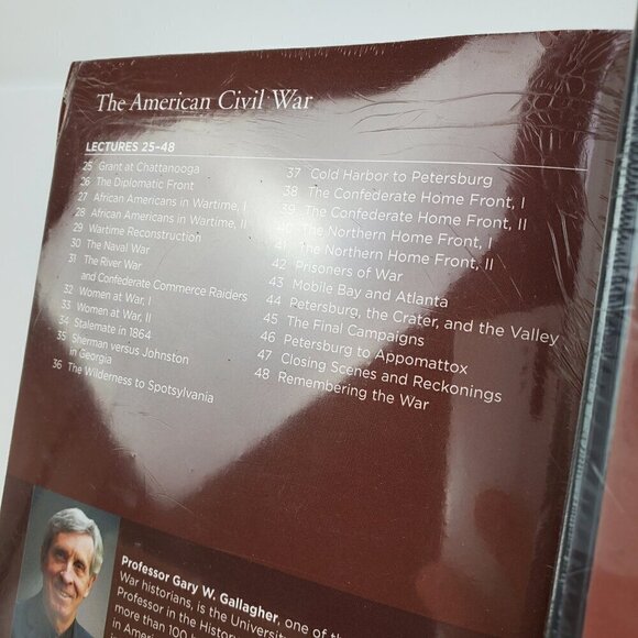 Great Courses American Civil War Lecture Books + 4 Vol. CDs, Guidebook Sealed - Picture 9 of 10